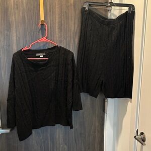 Black Off-the-Shoulder Sweater